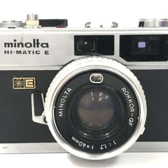 minolta HI-MATIC E ミノルタ ハイマチック ROKKOR-QF 1:1.7 f=40mm 動作未確認 カメラ レンズ を買い取りました！