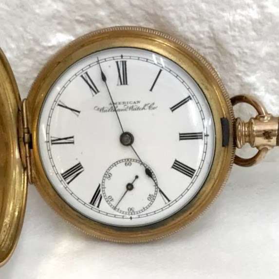 AMERICAN Waltham Watch Co. アメリカン ウォルサム スモセコ 手巻き 白文字盤 懐中時計を買い取りました！