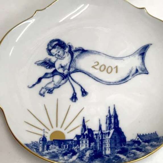Meissen マイセン イヤープレート 2001年 メモリアルプレート 天使 エンジェル 飾り皿 を買い取りました！